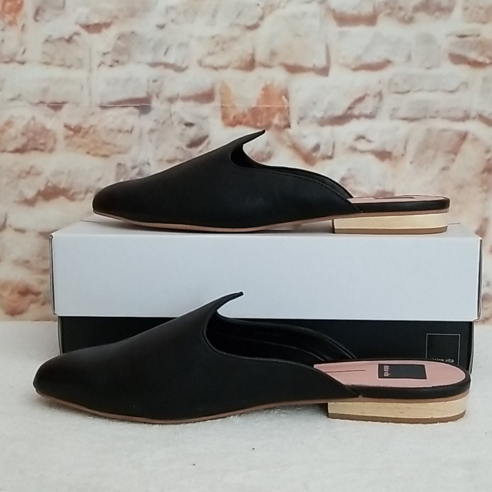 New Dolce Vita Marco Leather Mules - Picture 4 of 8